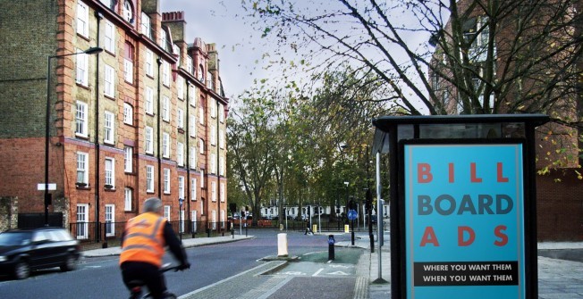 Bus Stop Adverts in Westfield