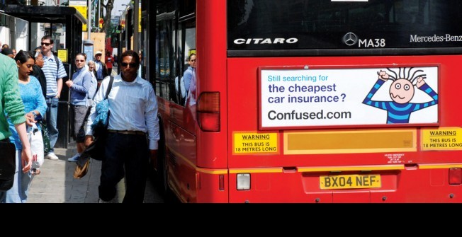 Bus Back Advertising  in Newport