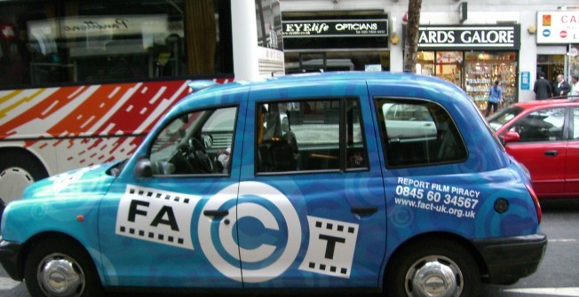 Taxi Touch Screen Adverts in Lane End