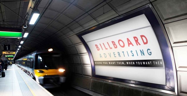 London Underground Advertising in Abberton