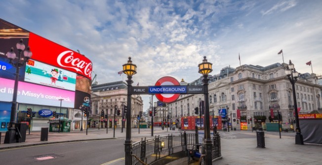 Tube Adverts in West End